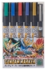 Mr Hobby AMS100C Gundam SD Sangoku Sojuden Marker Set (6 Color)
