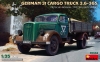 MiniArt 35442 1/35 German 3t Cargo Truck 3.6-36S (Pritsche-Normal-Type. Military Service) [Opel Blitz]