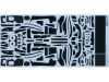 Tamiya 12669 1/24 Ferrari FXX K Carbon Pattern Decal Set (For Tamiya 24343)