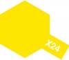 Tamiya Acrylic Color X-24 Clear Yellow (10ml) [Gloss]