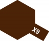 Tamiya Acrylic Color X-9 Brown (10ml) [Gloss]